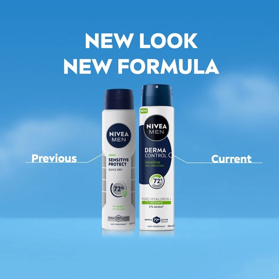 Nivea Men Derma Control Sensitive Anti-Perspirant Spray