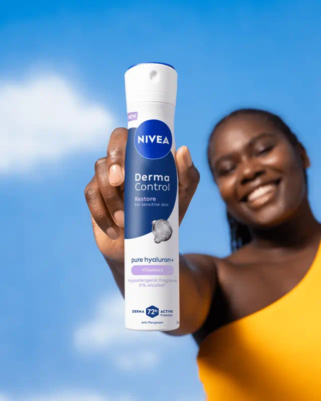 Nivea Déodorant Derma Control Pure Hyaluron Vitamin E Anti-Transpiran 0% Alcool Spray