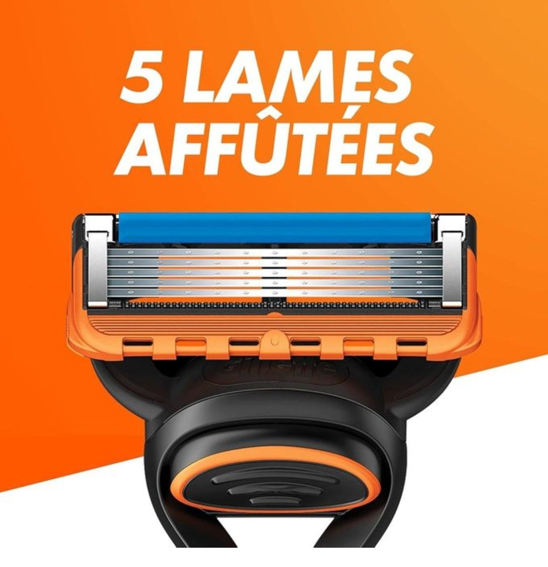 Gillette Pack Rasoir Homme Fusion 5 1 Manche + 2 Recharges De Lames