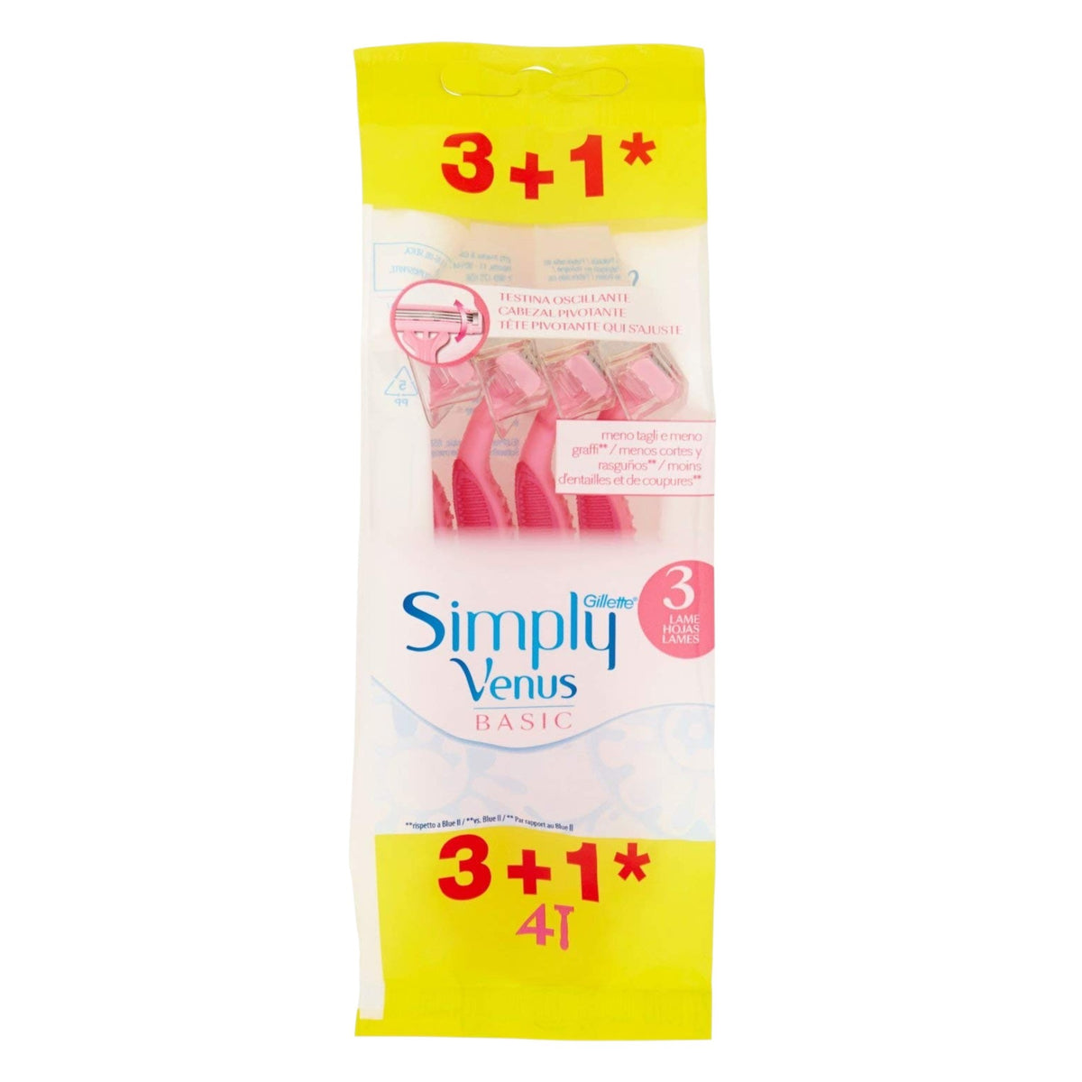 Gillette Simply Venus 3 Rasoir Jetable