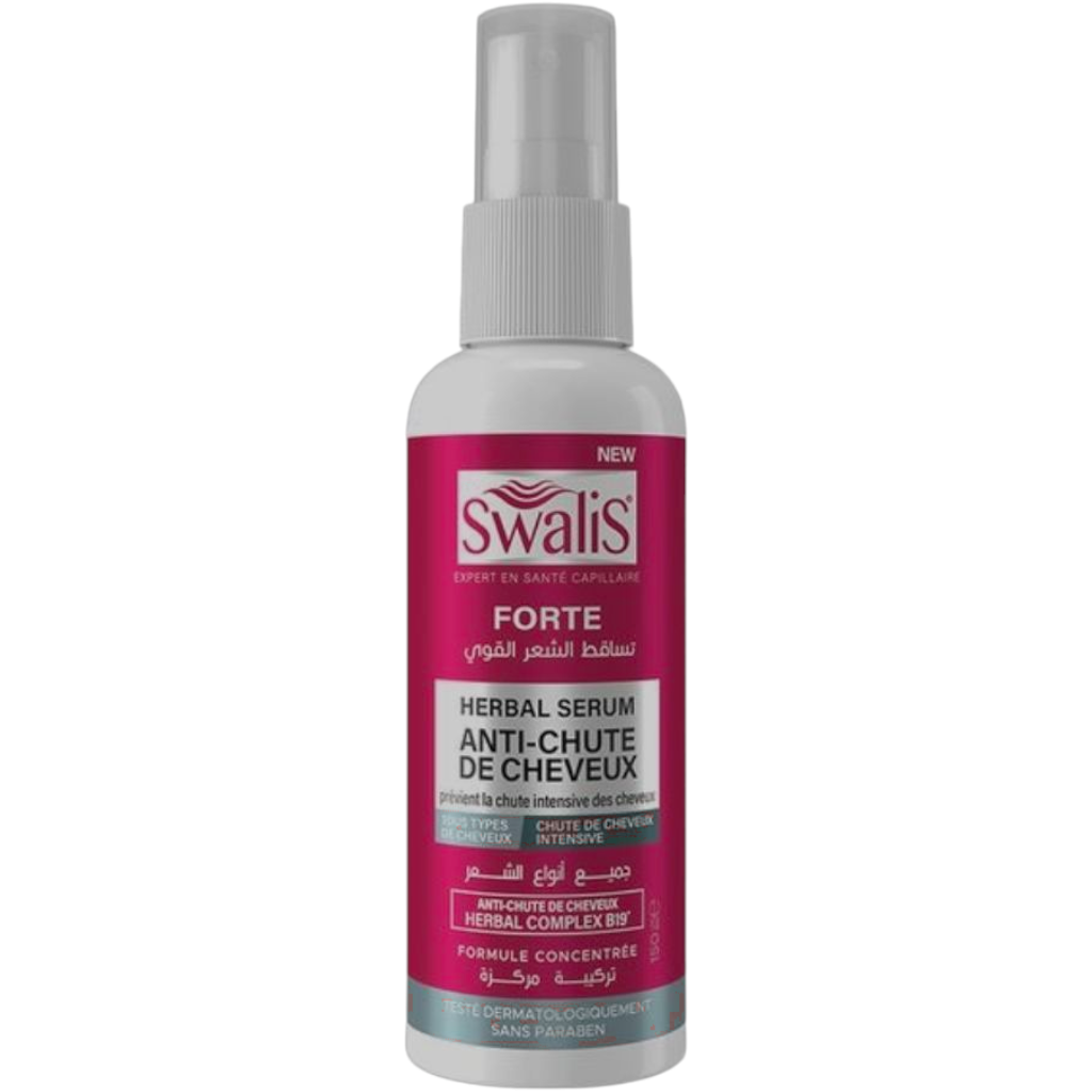 Swalis Expert In Hair Health مركب عشبي قوي مضاد لتساقط الشعر B19