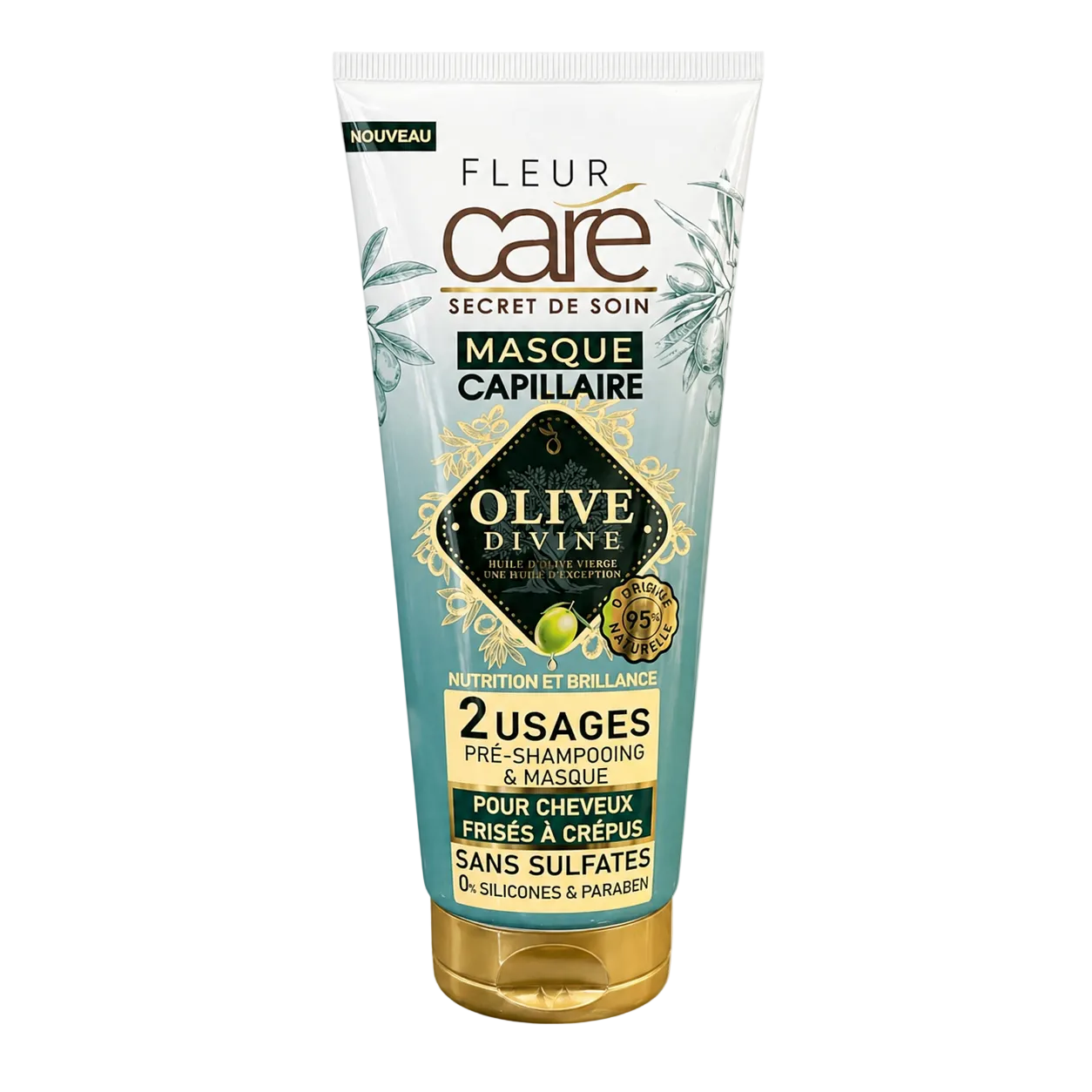 Flux Care ماسك العناية بالشعر Olive Divine