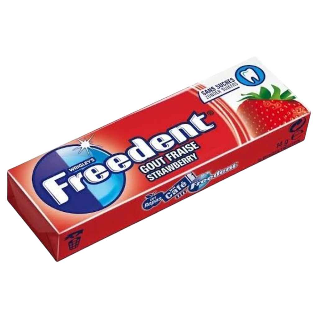 Freedent Chewing-Gum Fraise Sans Sucres 10 Dragées