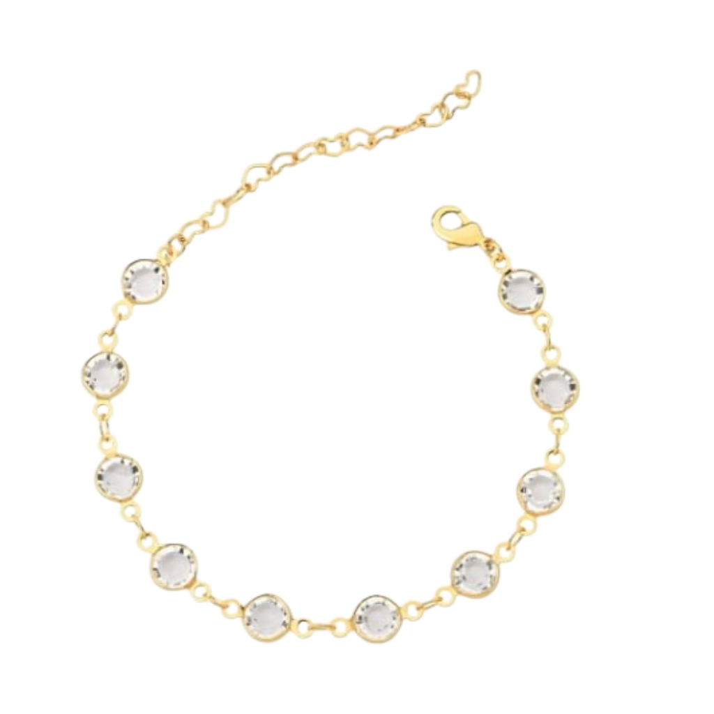Multi-Channel Crystal Bracelet