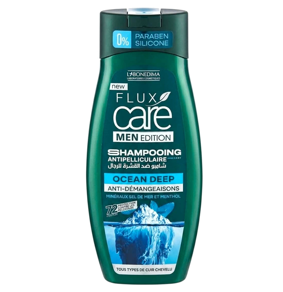 Flux Care Men Edition Shampoing Ocean Deep Tous Types De Cuir Chevelu