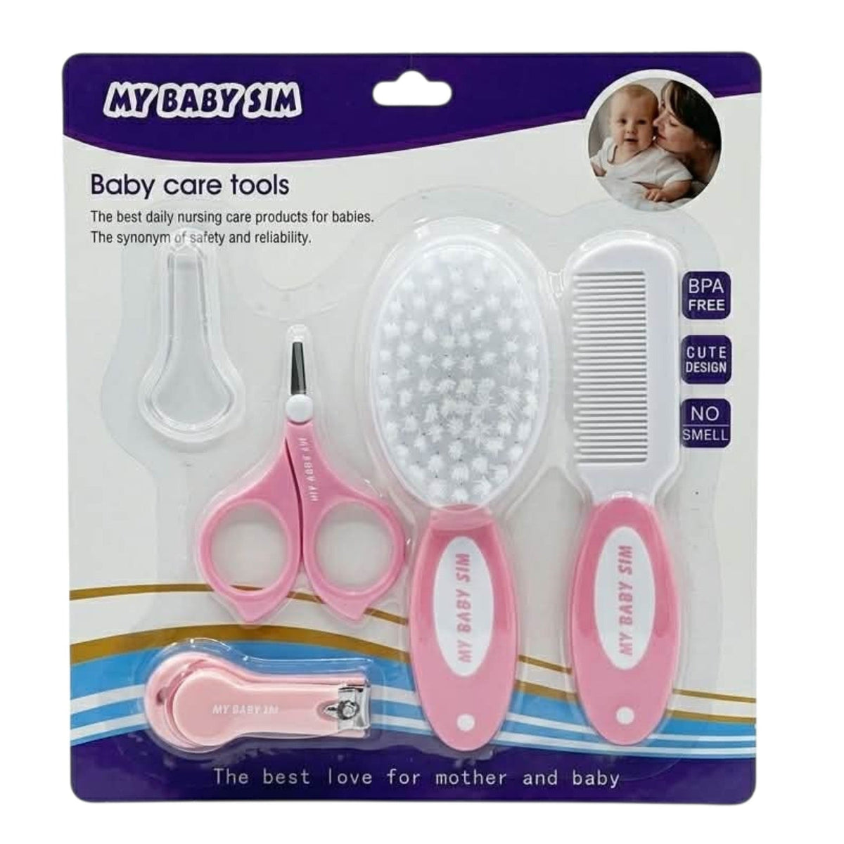 My Baby Sim طقم العناية والنظافة للرضع 5 قطع