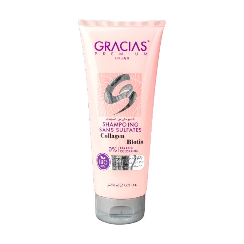 Gracias Shampoing Sans Sulfate Biotine & Collagène