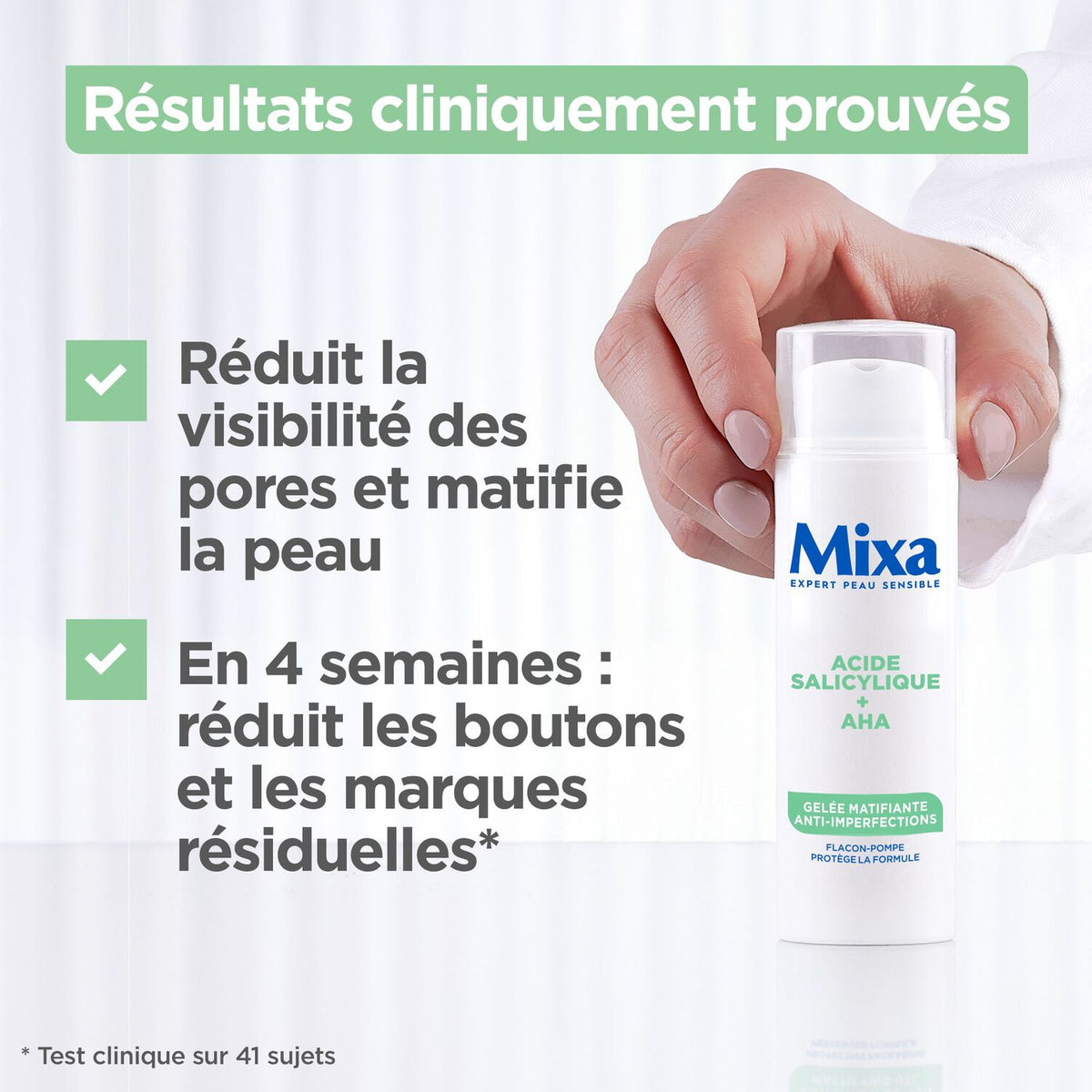 Mixa Sensitive Skin Expert Anti-Imperfection Mattifying Gel (Salicylic Acid + Aha)