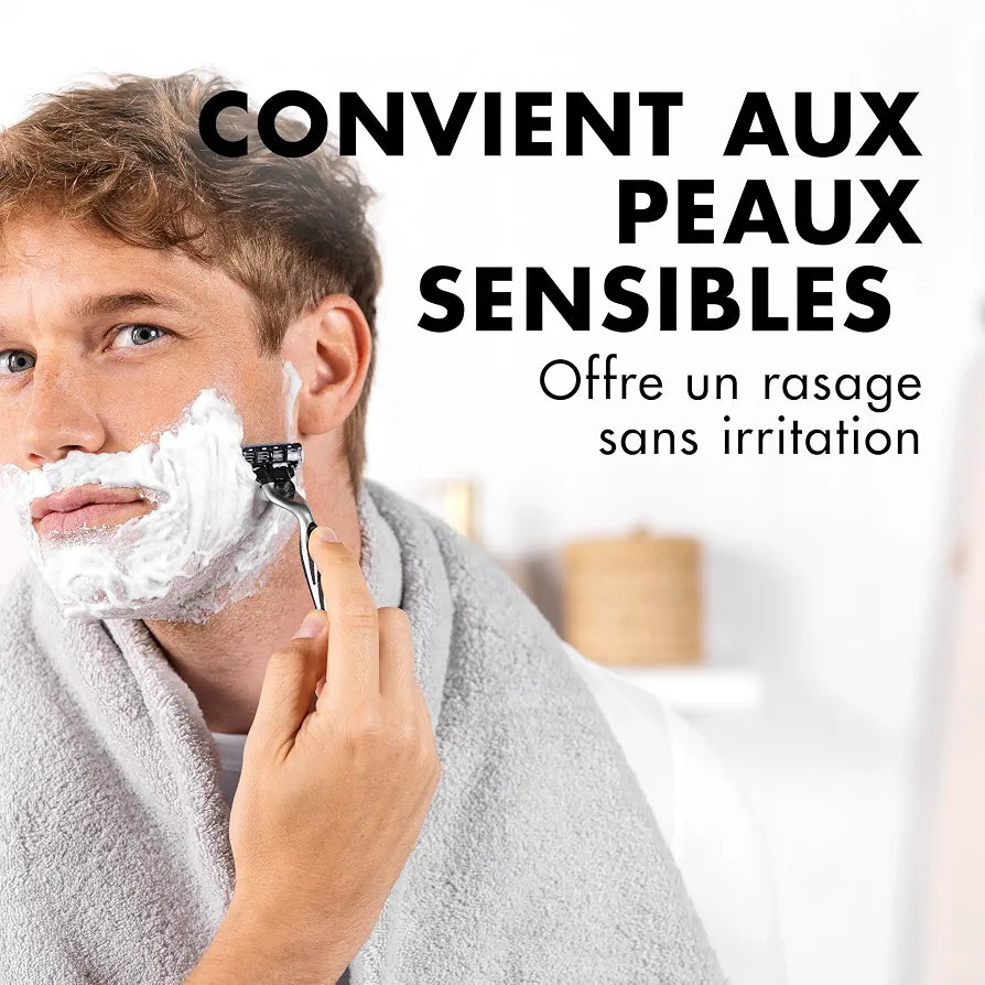 Gillette Shave Gel Original Scent Sensitive  Gel De Rasage Pour Peaux Sensibles