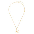 Collier Doré Avec Pendentif Étoile De Mer