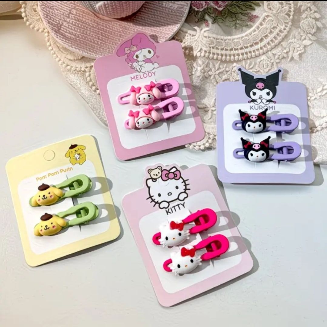Accessoire Barrette Sanrio Mignon Et Doux Sous Licence Avec Un Design Bec De Canard