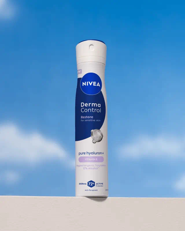 Nivea Déodorant Derma Control Pure Hyaluron Vitamin E Anti-Transpiran 0% Alcool Spray