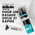 Gillette Shave Gel Original Scent Sensitive  Gel De Rasage Pour Peaux Sensibles