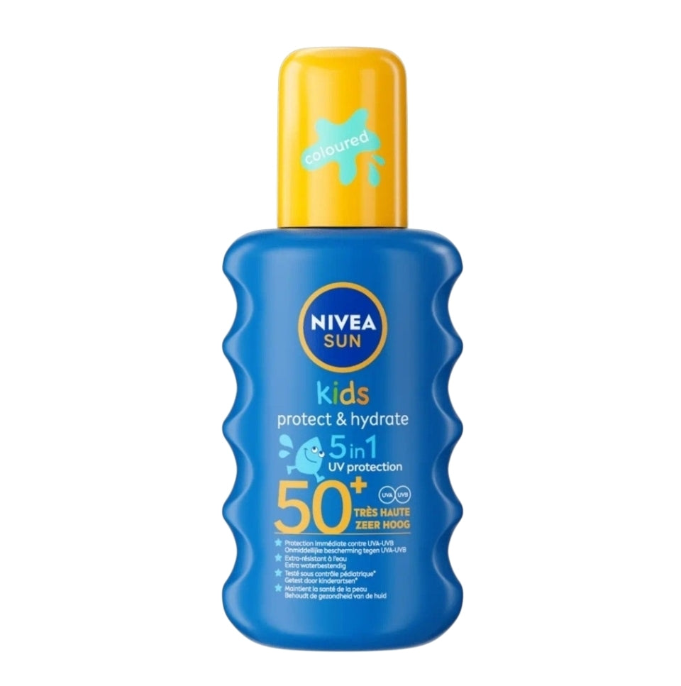 Nivea Sun Kids Protect & Hydrate Spf 50+ – Lait Solaire Enfants Très Haute Protection Uv, Résistant À L’eau