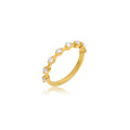 Bague Délicate En Perle Et Diamant Par Caitlyn Minimalist Bague Vintage Fine En Bague De Fiançailles Et De Mariage
