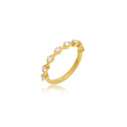 Bague Délicate En Perle Et Diamant Par Caitlyn Minimalist Bague Vintage Fine En Bague De Fiançailles Et De Mariage