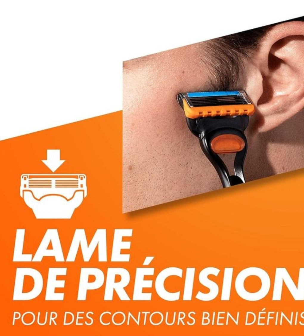 Gillette Pack Rasoir Homme Fusion 5 1 Manche + 2 Recharges De Lames
