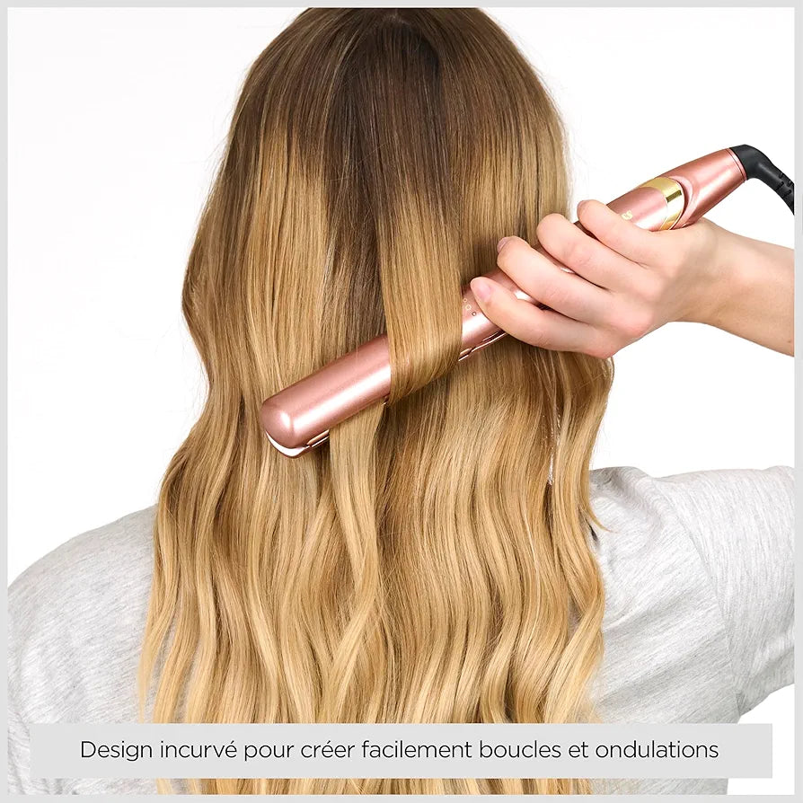 Babyliss مكواة تمليس الشعر روز جولد فائقة السرعة 235 درجة مئوية 2598Pe