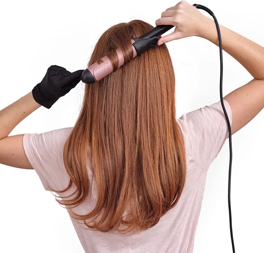 Babyliss مكواة تجعيد الشعر - C453E - 38 ملم من الكوارتز والسيراميك