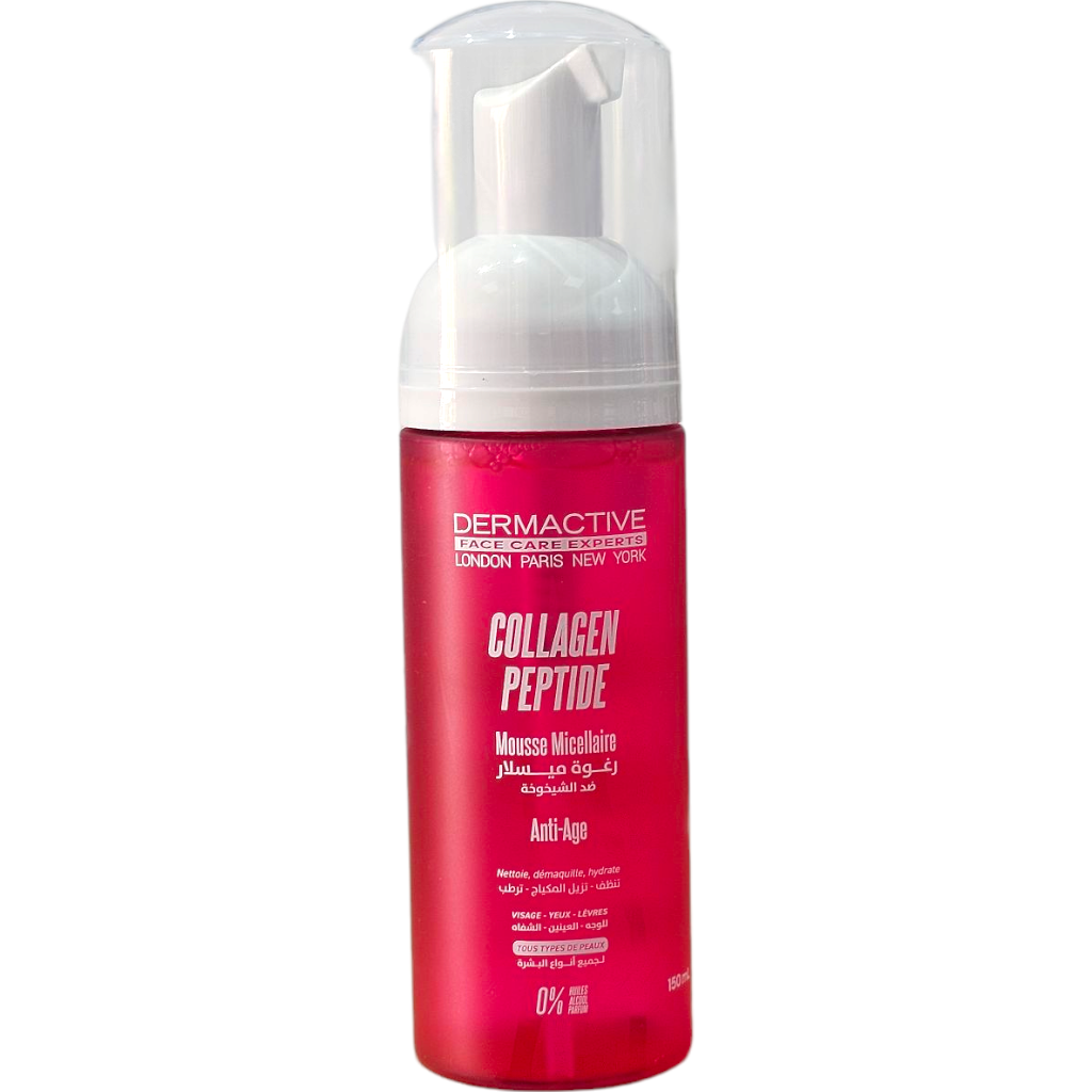 Dermactive Collagen Peptide رغوة ميسيلار لمقاومة علامات التقدم بالسن لجميع أنواع البشرة 0%