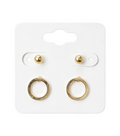 2Paires Ensemble De Mini Boucles D'Oreilles Clous