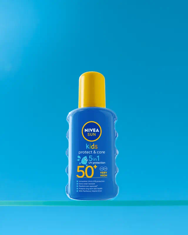 Nivea Sun Kids Protect & Hydrate Spf 50+ – Lait Solaire Enfants Très Haute Protection Uv, Résistant À L’eau