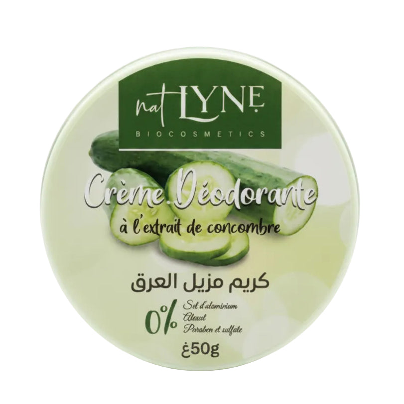 كريم مزيل العرق ناتلين بخلاصة الخيار 0%