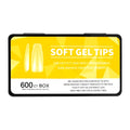 Capsules Américaines Soft Gel Tips Ballerine Boîte De 600 Pièces