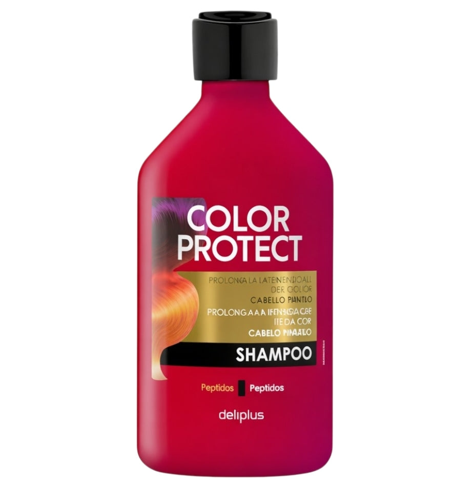 Deliplus Color Protect Shampooing  Aux Peptides – Protection Et Éclat Des Cheveux Colorés