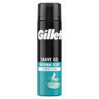 Gillette Shave Gel Original Scent Sensitive  Gel De Rasage Pour Peaux Sensibles