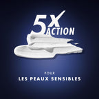 Gillette Fusion Mousse À Raser Pour Homme À L’Huile D’Amande Douce X5 Actions