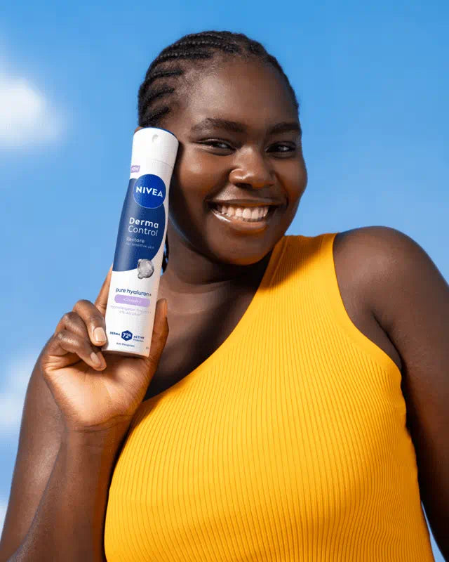 Nivea Déodorant Derma Control Pure Hyaluron Vitamin E Anti-Transpiran 0% Alcool Spray
