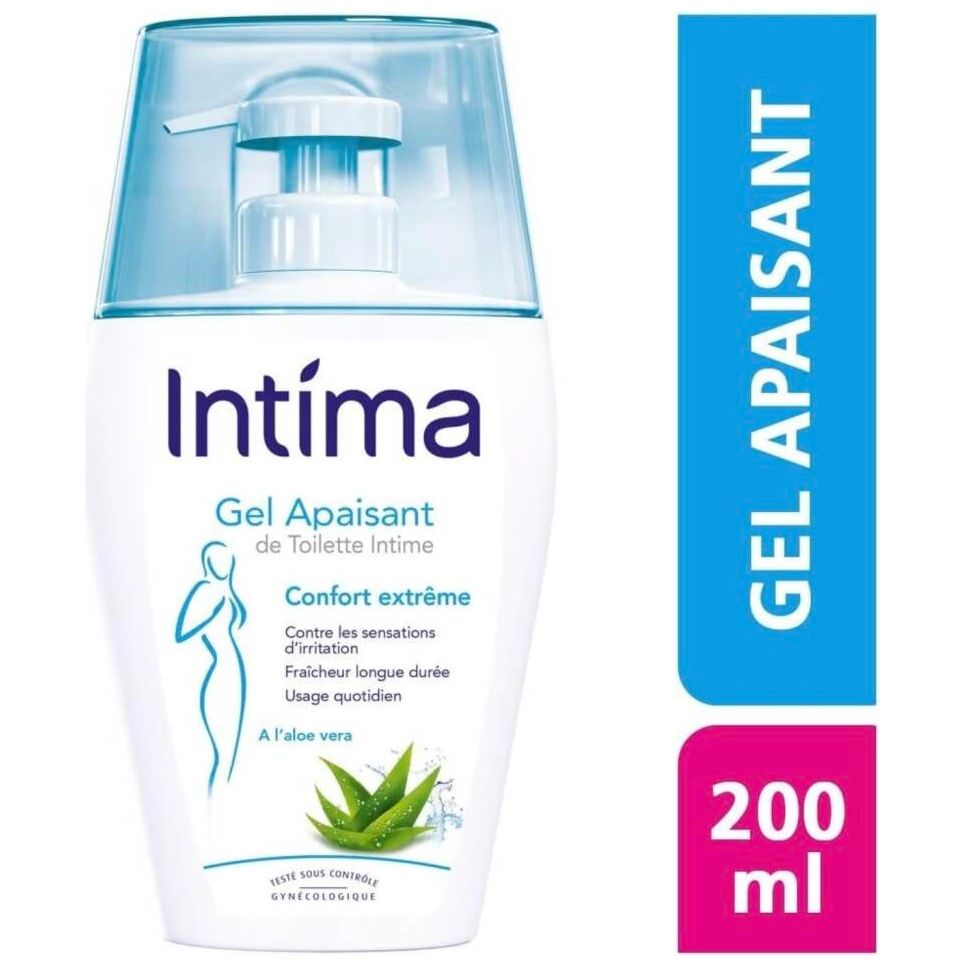 Intima - جل نسائي مهدئ للمنطقة الحميمية بالصبار - 200 مل